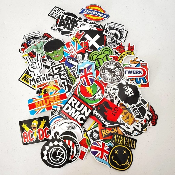 Unbranded Other - Rock Music Punk Heavy Metal Bands 15 Sticker Decal Lot